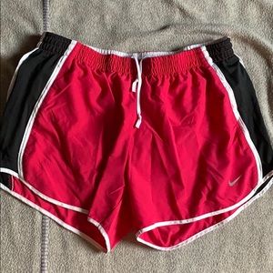 Nike running shorts.